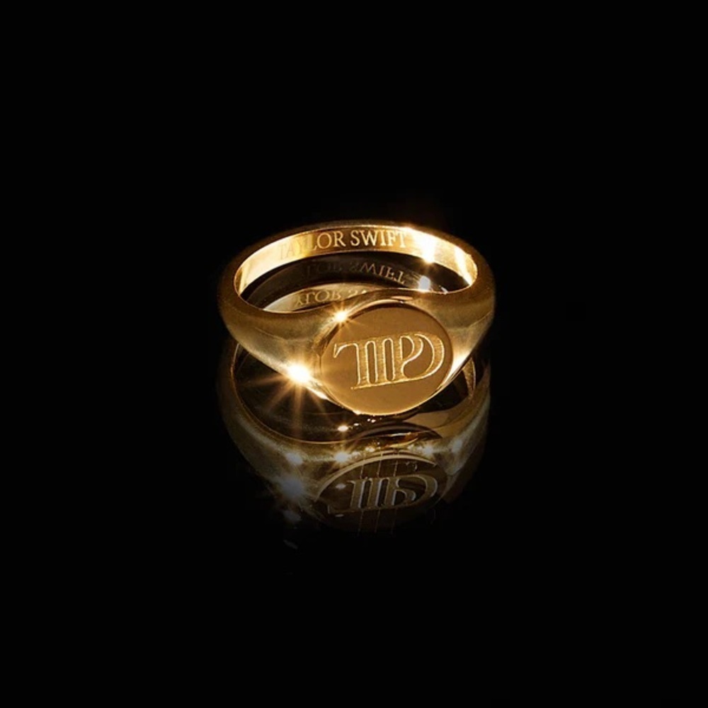 NIB Taylor Swift Tortured Poets Department Member Signet Ring Sold Out Online